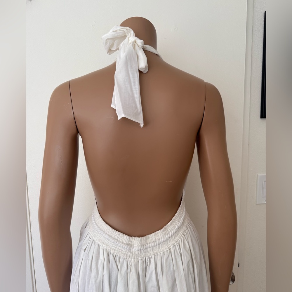NWT Lapis Ivory Maxi Dress with Rope Detail - Picture 6 of 8